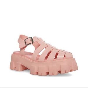 Steve Madden Blush Pink Platform Sandals